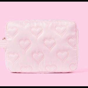 Stoney Clover Lane x Target Light Pink Quilted Hearts Large Pouch